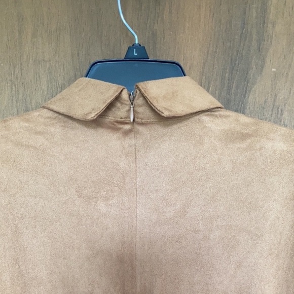 Sami & Jo camel colored collared dress size L - Picture 9 of 14